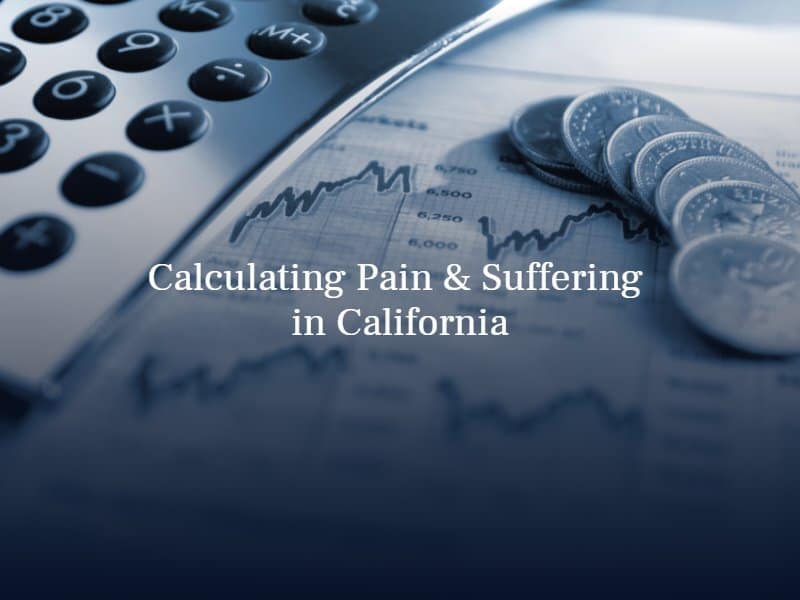 Calculating pain and suffering in California