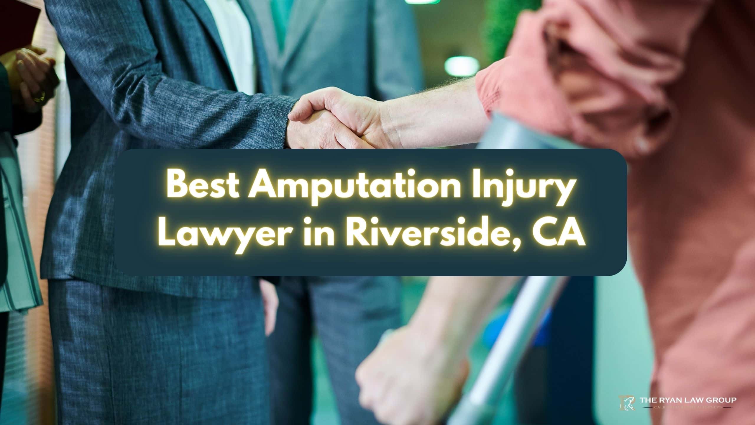Best Amputation Injury Lawyer
